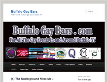 Tablet Screenshot of buffalogaybars.com